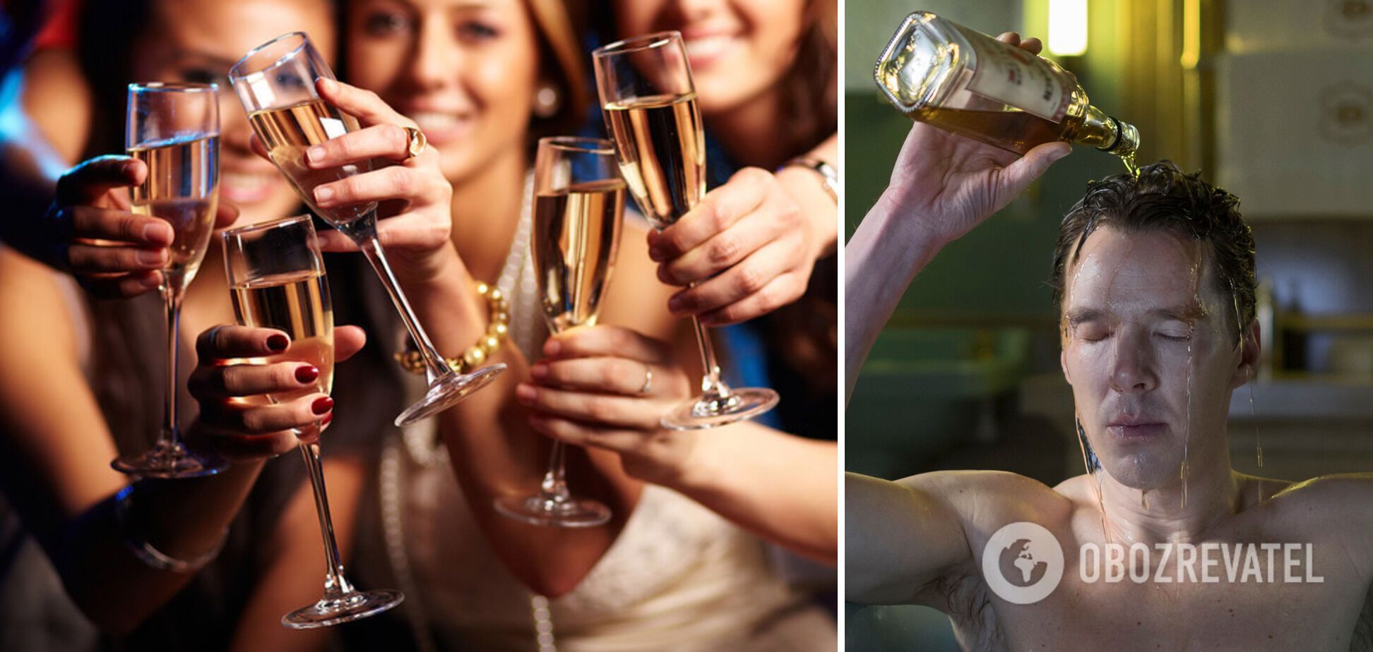 Употребление алкоголя вредит здоровью.