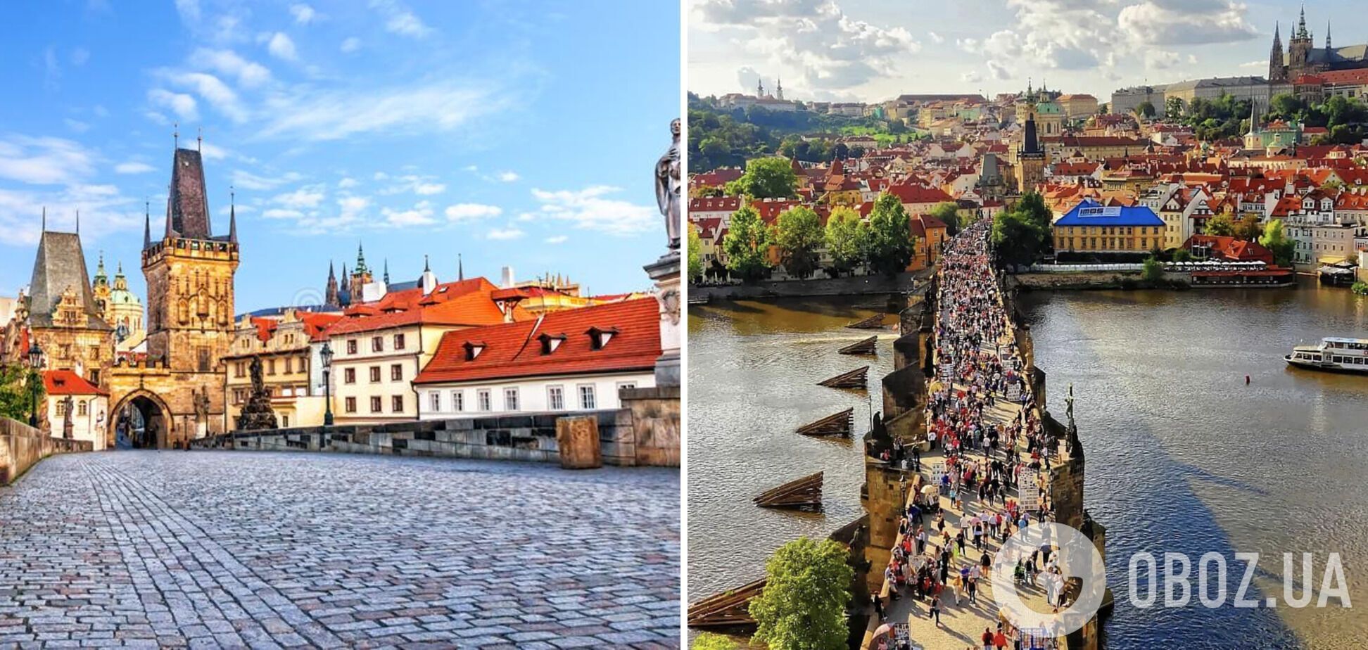 Украинцы любят путешествовать в Прагу.