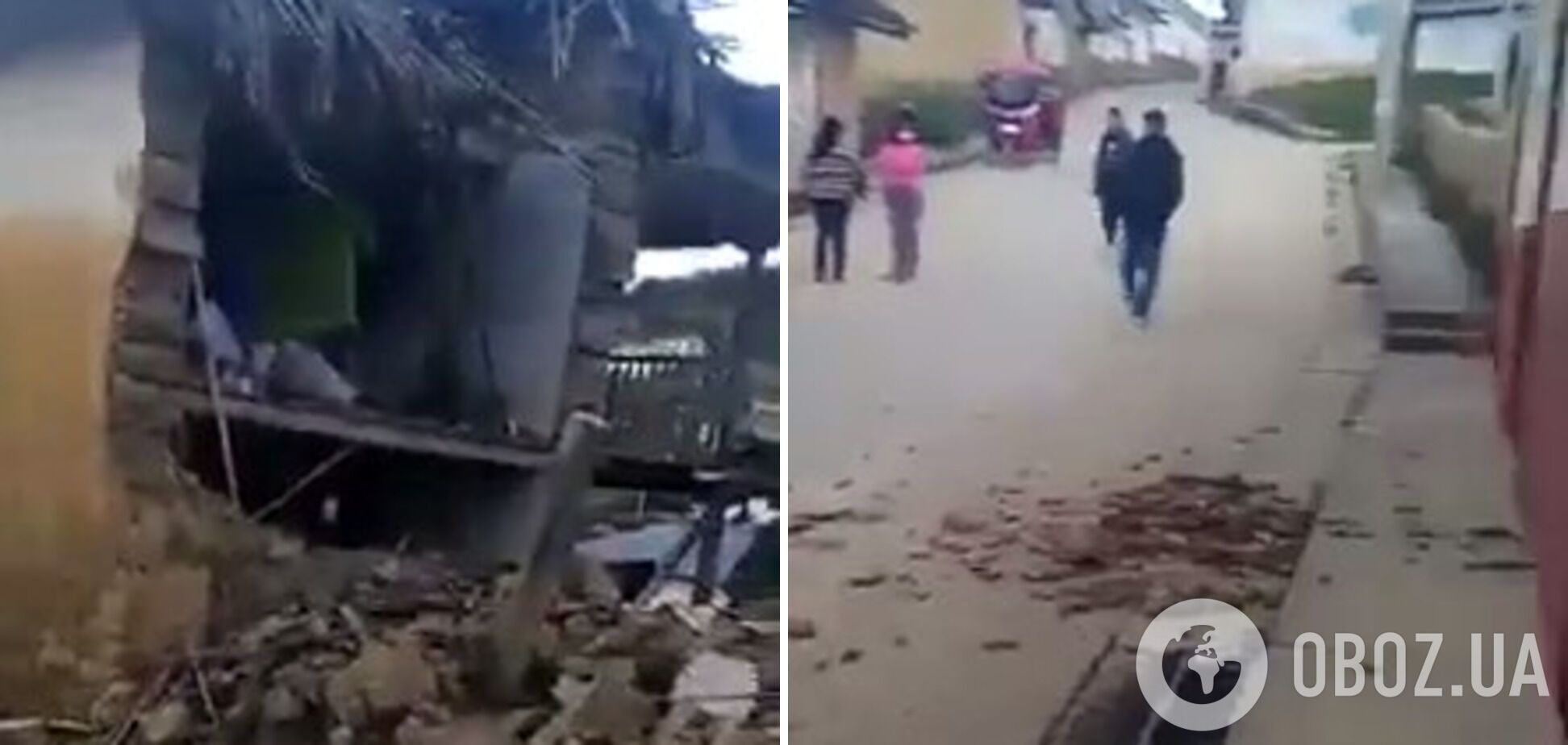 В Перу произошло мощное землетрясение, повреждено историческое здание. Фото и видео