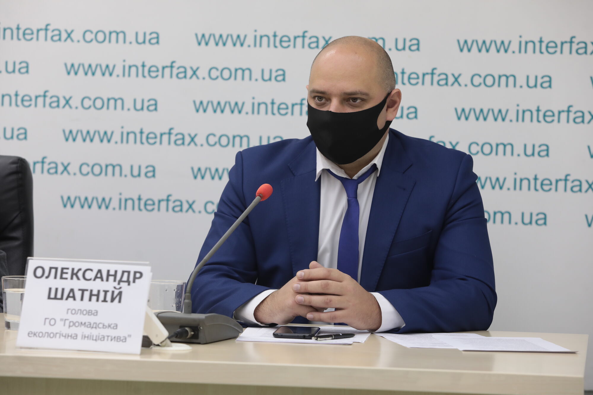 Олександр Шатній на прессконференції