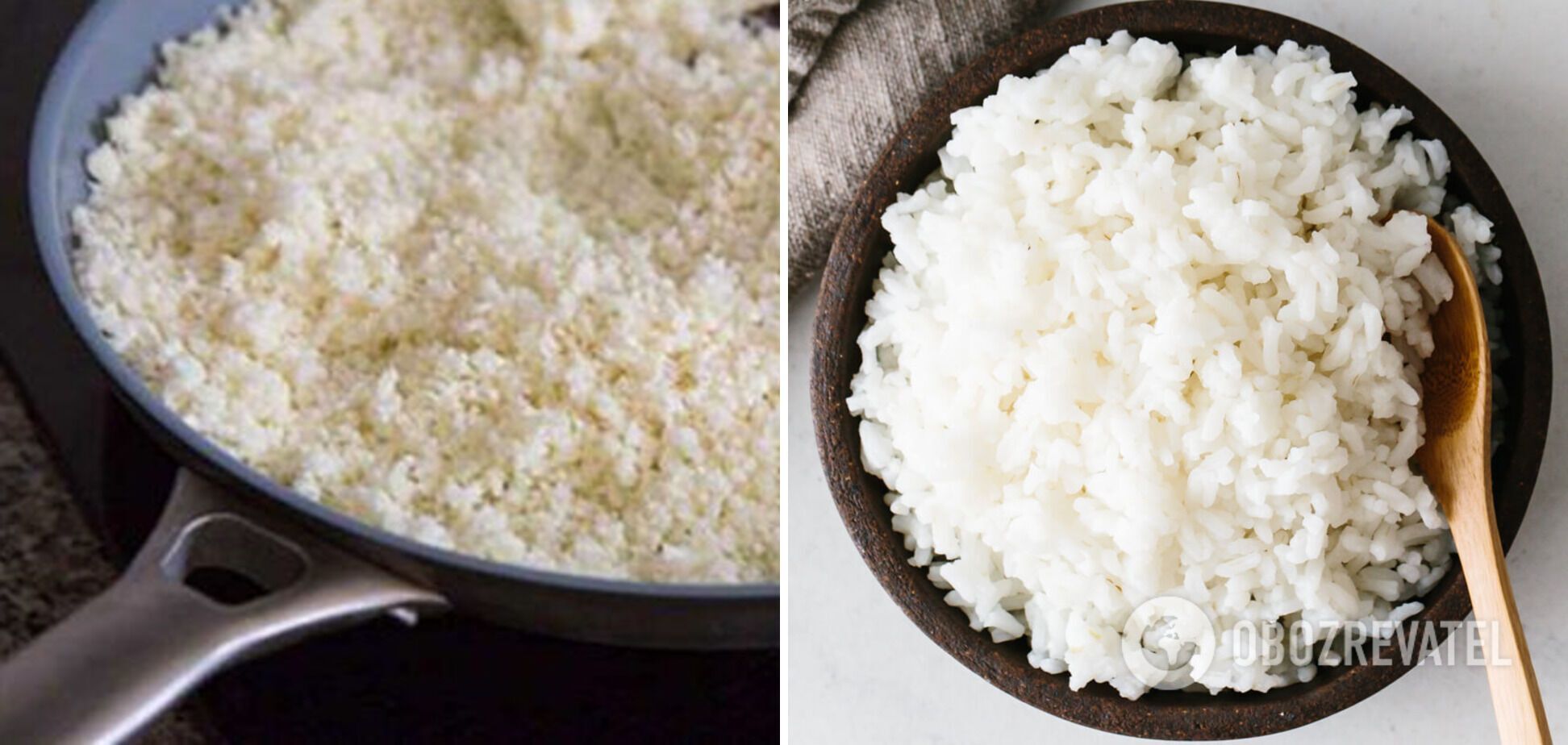 У процесі приготування заборонено мішати рис, інакше він вийде клейким