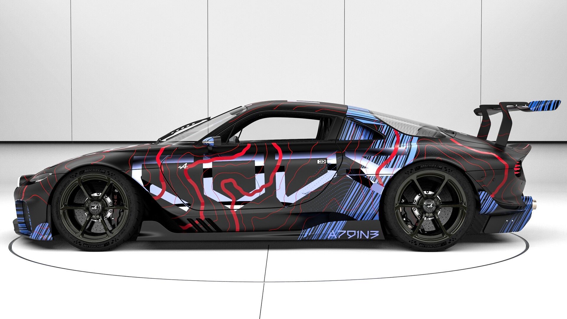 Четвертий автомобіль отримав 3D-малюнок, у якому "зашифровані" топографічний план та GPS-координати Монблана