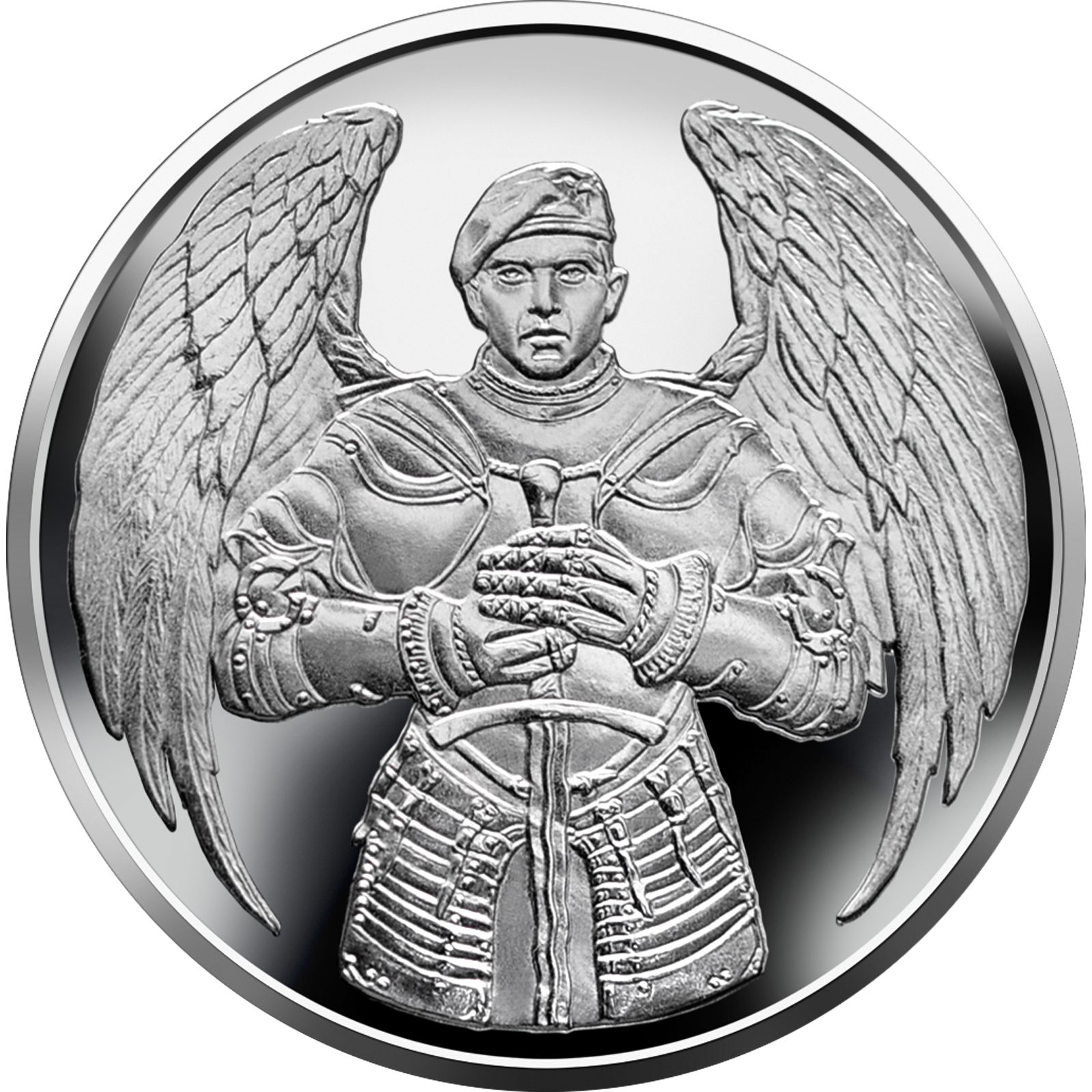 Реверс монеты, посвященной десантникам