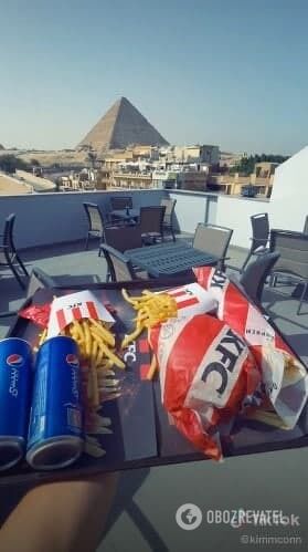 KFC – чудове місце для ідеального виду на піраміди в Гізі