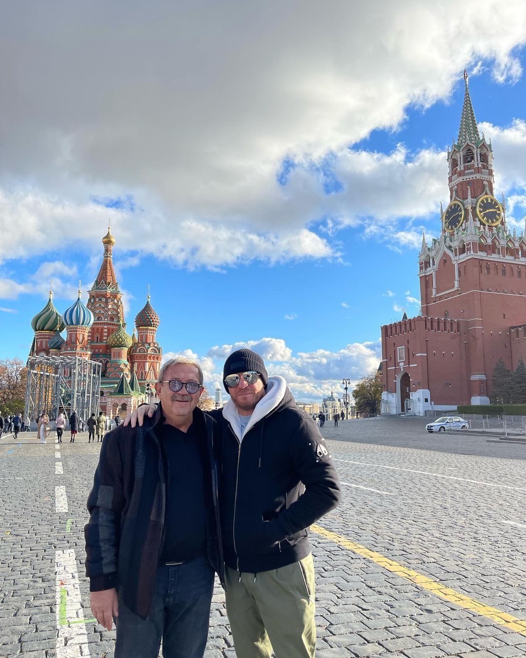 Андрей Воронин с отцом.
