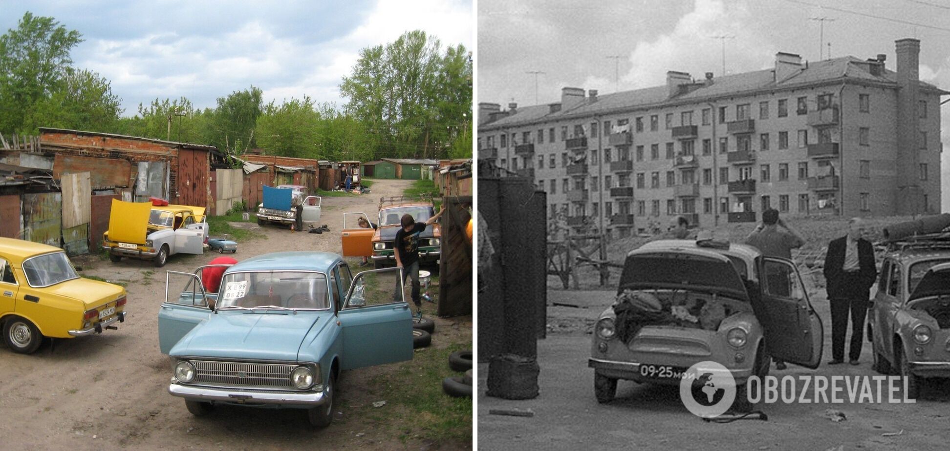 Мужчины часами зависали в гараже.