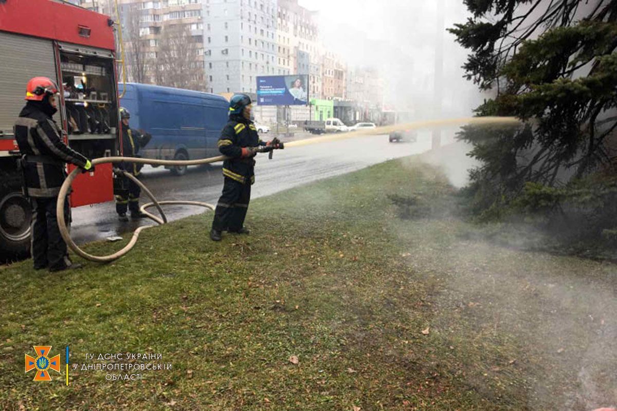 Вогнеборці врятували ялинку від вогню