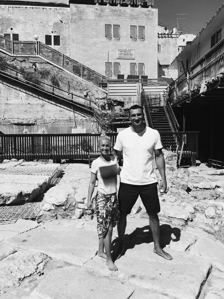 Кличко и Панеттьери вместе ездили в Израиль.