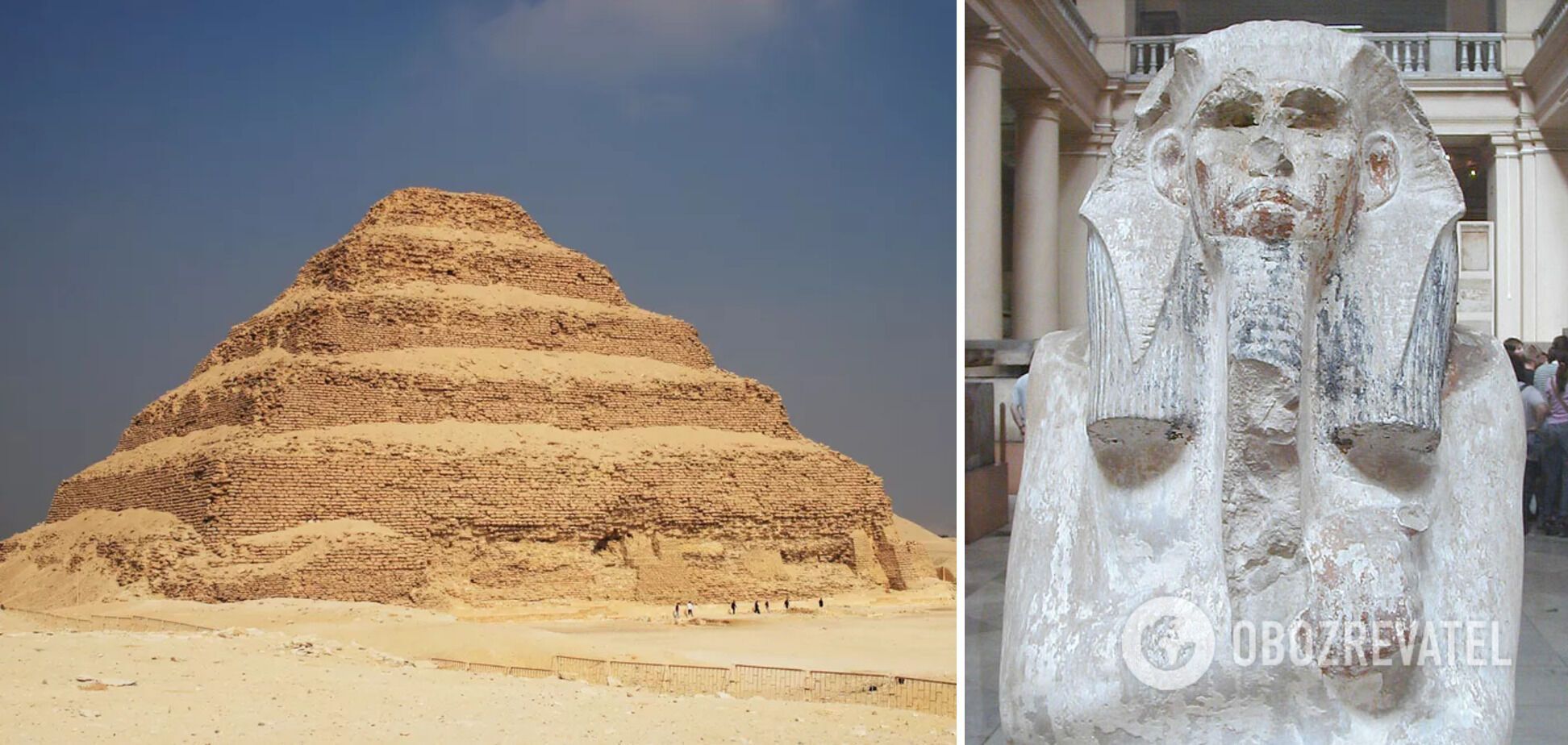Ступенчатая пирамида Джосера.