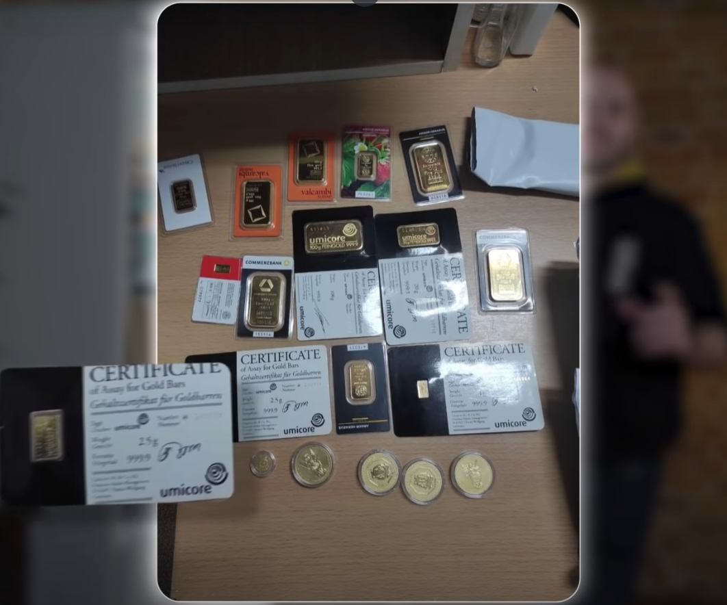 Золото, которое нашли у Кивы.