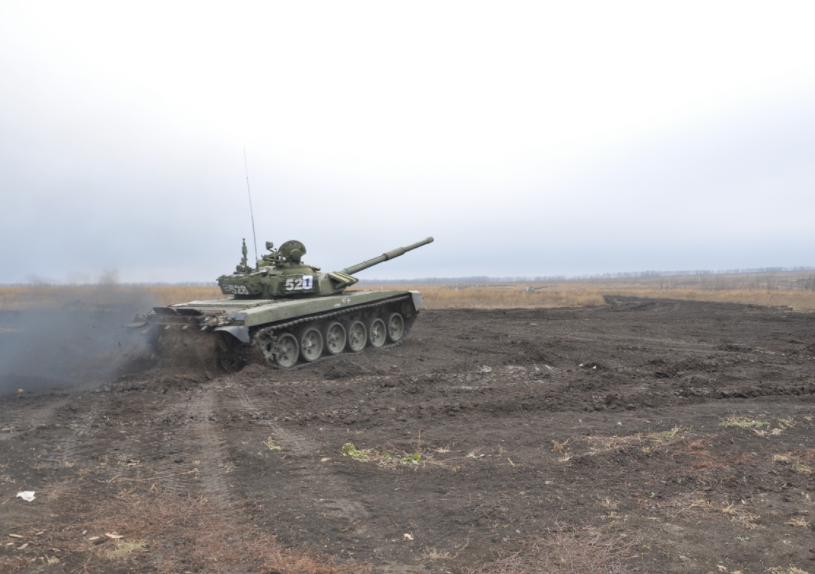 Росія влаштувала танкові навчання біля кордону з Україною.