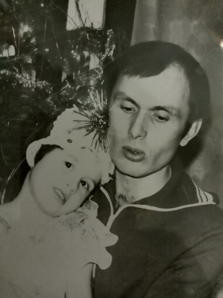 Татьяна Чорновол с отцом