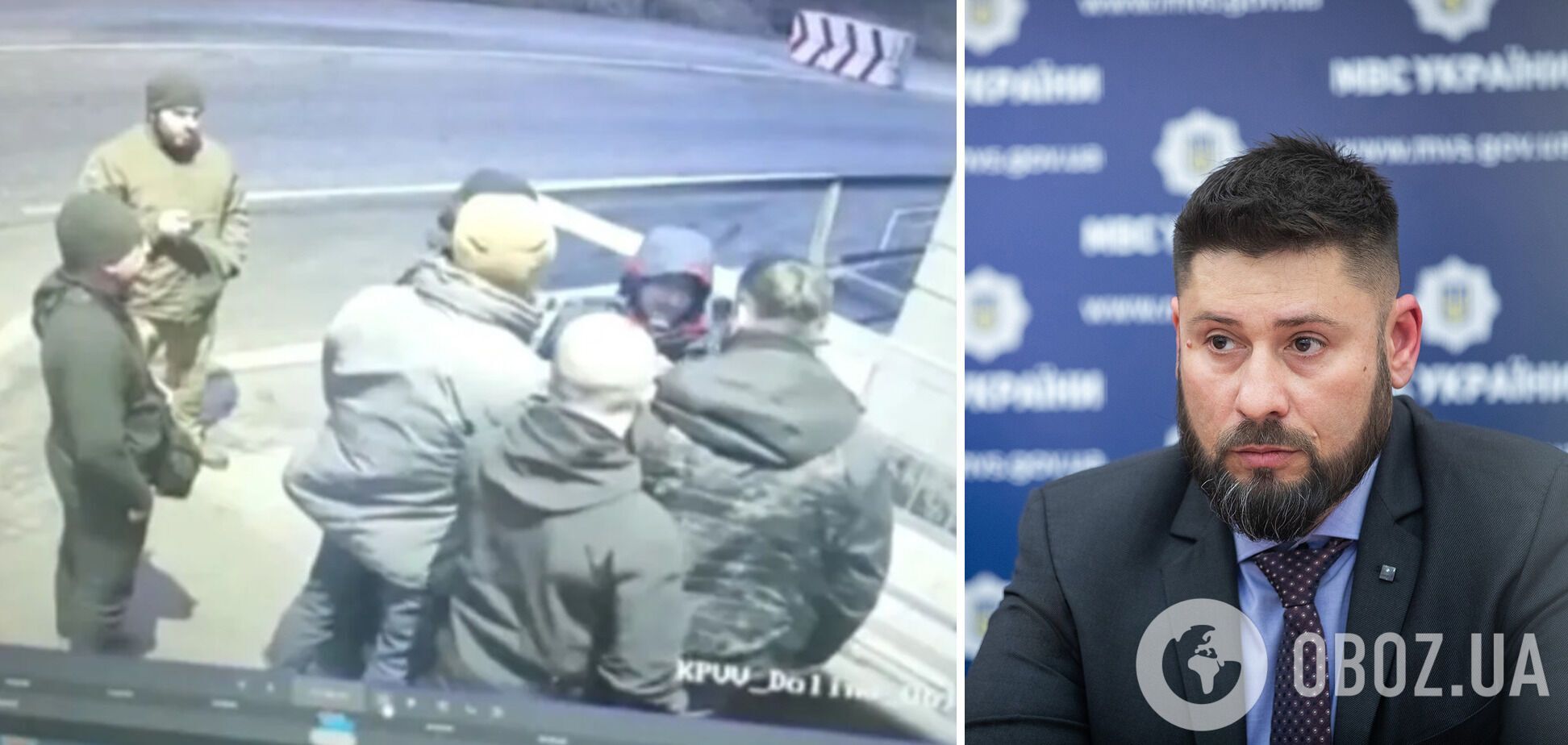 Гогилашвили и его охрана устроили разборки с полицейскими на блокпосту