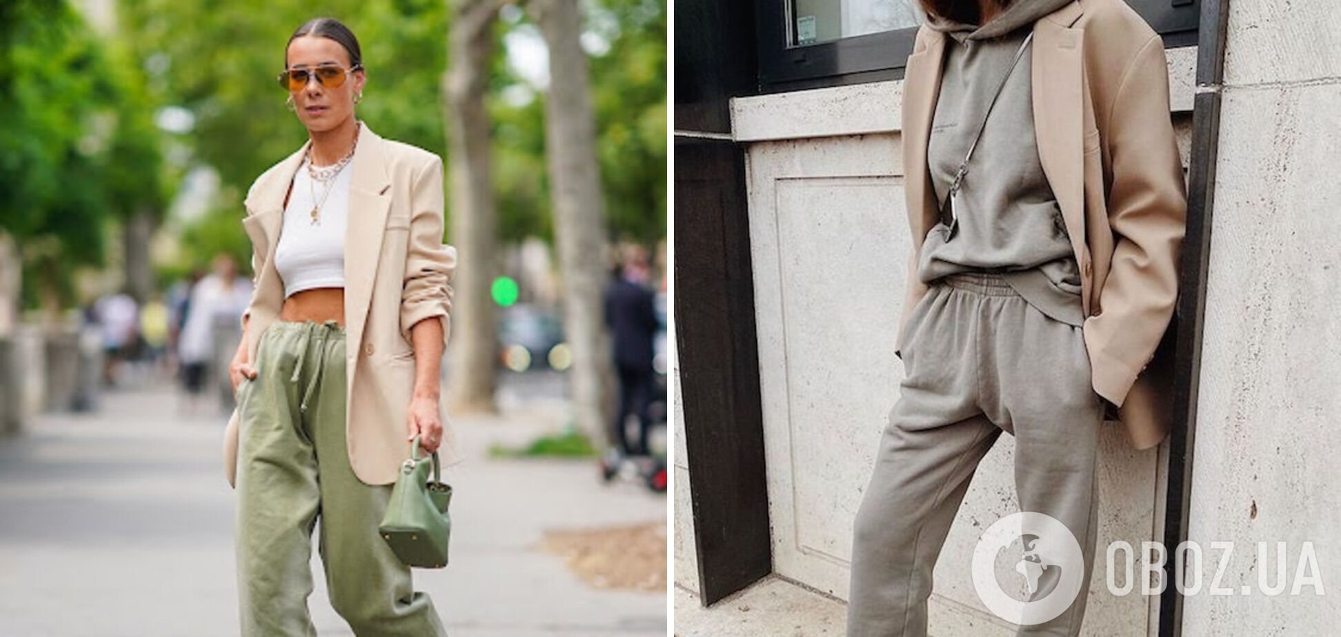 Модницы одевают пиджаки и жакеты со спортивными брюками