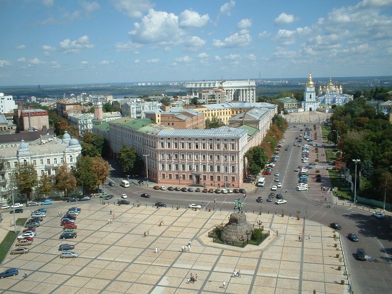Современное фото Софийской площади.