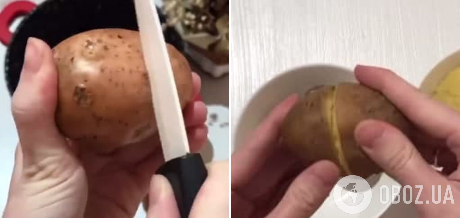 Технология очищения картофеля в мундире