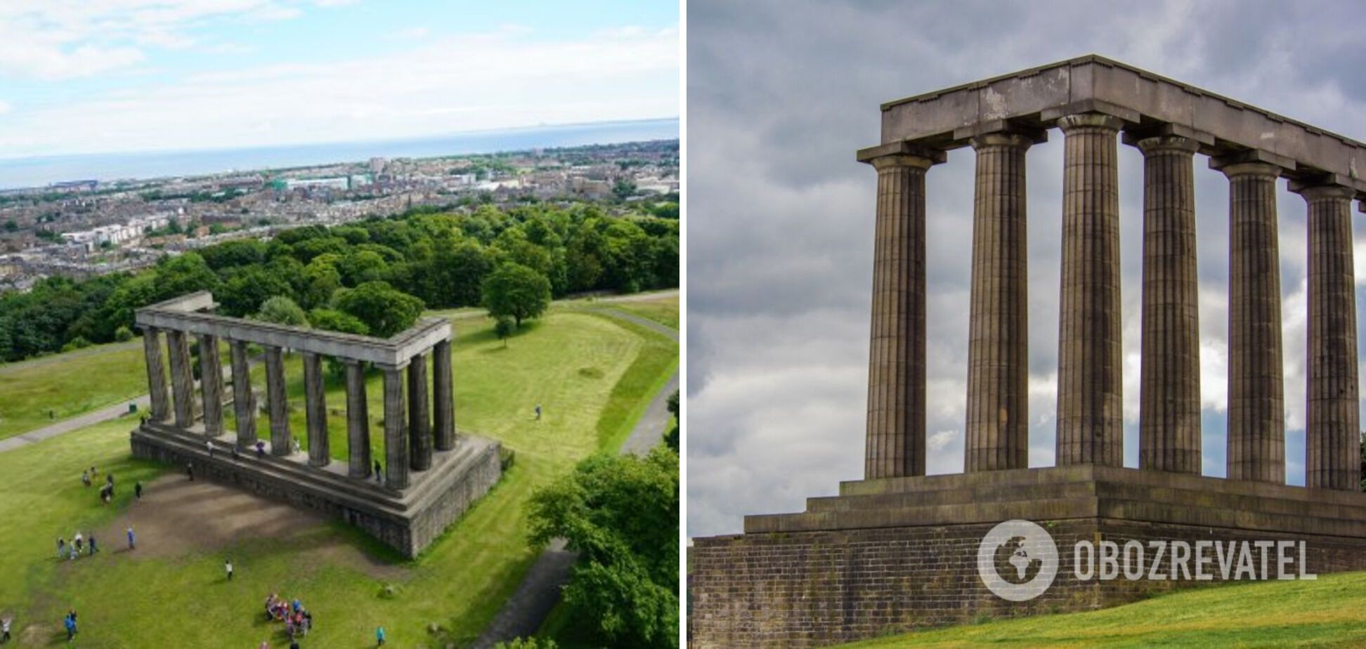 В Эдинбурге не достроили памятник погибшим военным