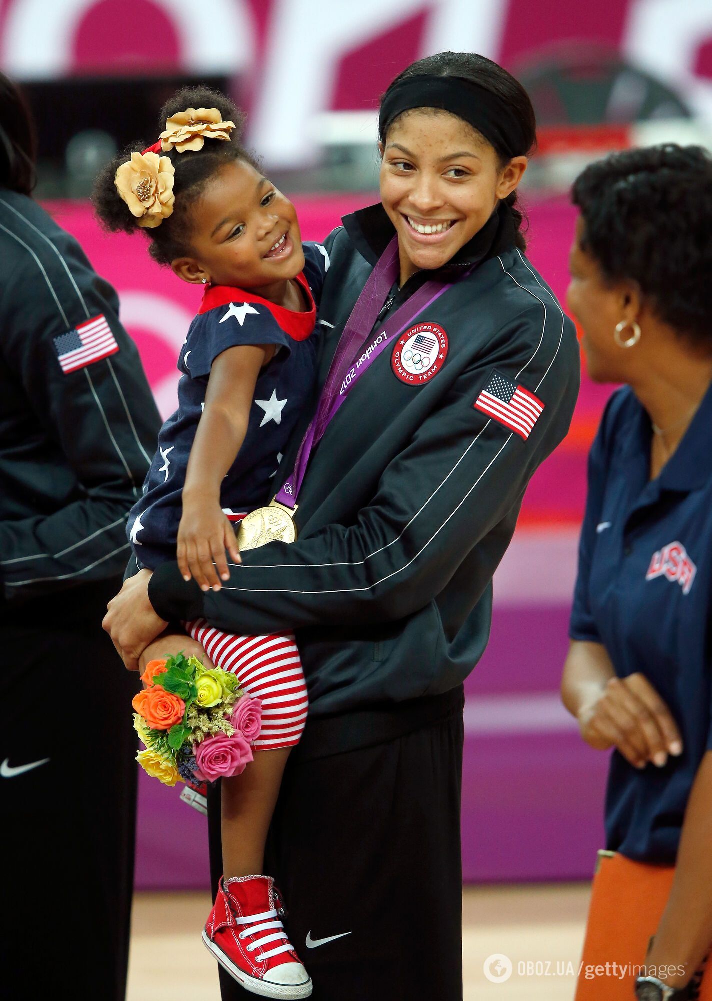 Кэндис Паркер с дочкой от первого брака