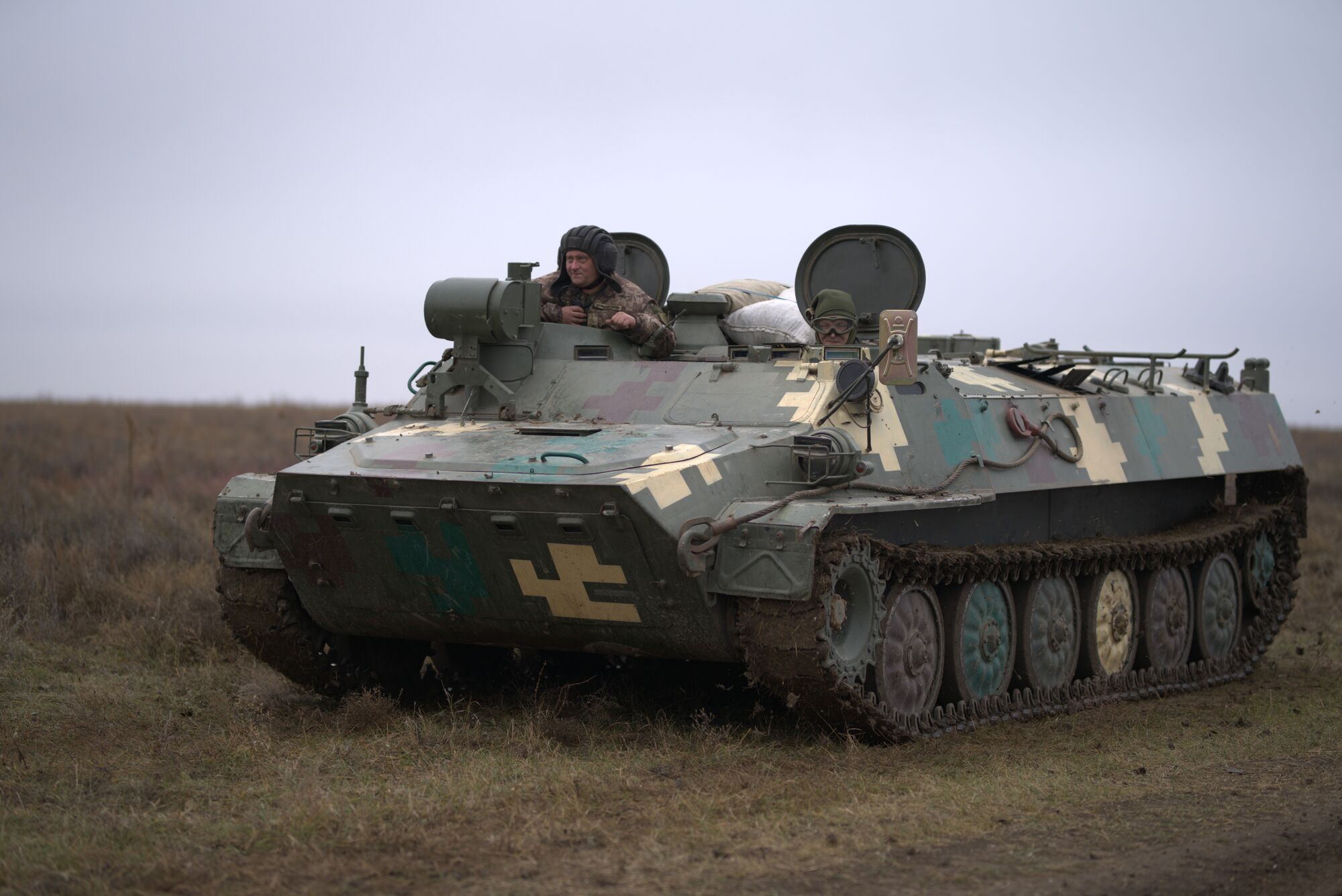 Украинские защитники отрабатывали отбивание атаки врага