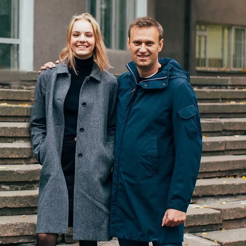Алексей Навальный с дочерью