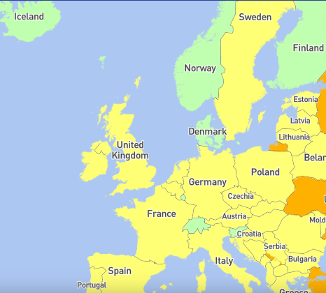 7 європейських країн визнали найбезпечнішими у світі