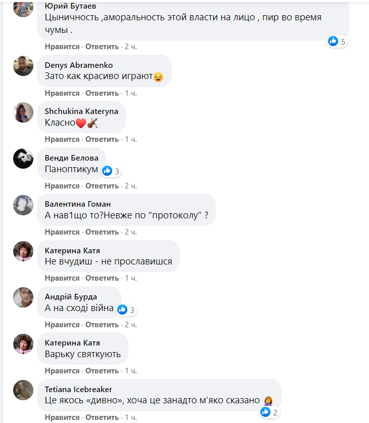 Українці відреагували емоційно