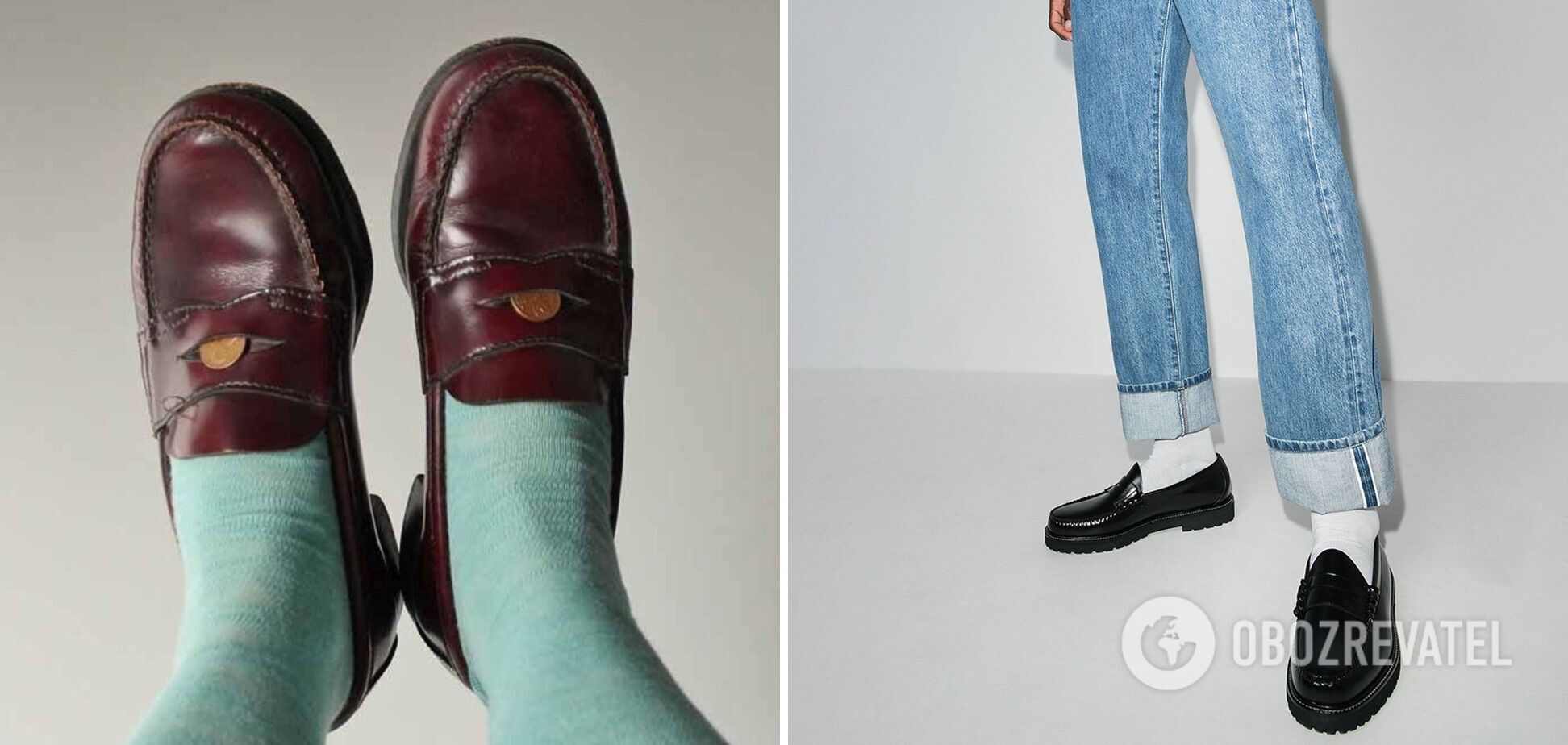 В тренді були лофери, які зараз стали класикою
