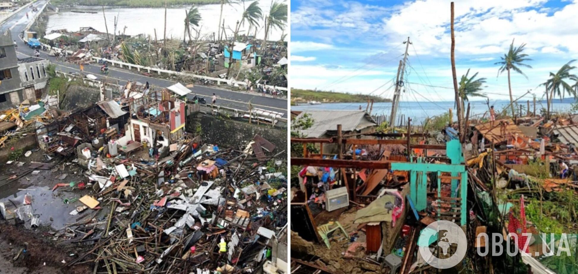 Разрушения на Филиппинах.