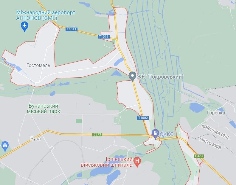 ДТП произошло на Варшавской трассе в сторону Гостомеля от Киева
