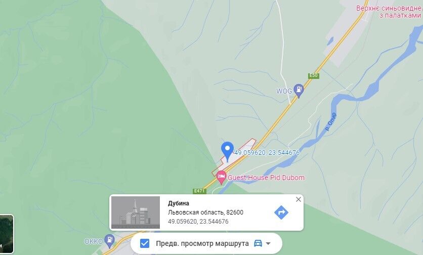 ДТП произошло в селе Дубина Львовской области