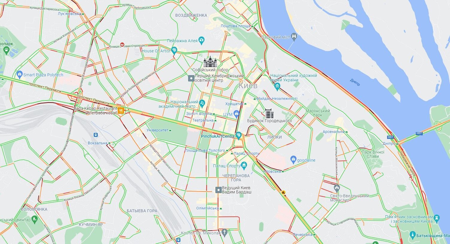 Центр столиці.