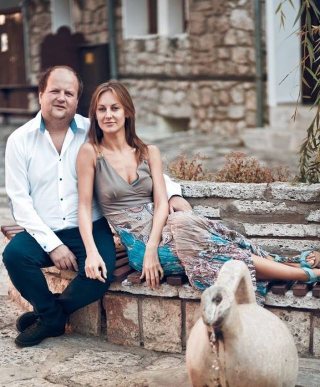 Віктор Бронюк із дружиною.