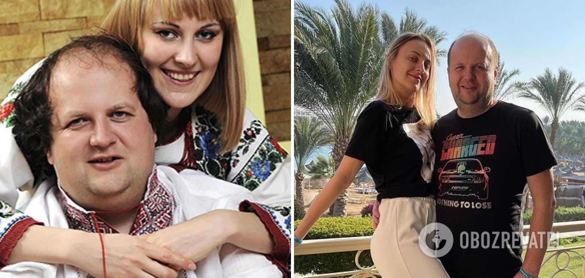 Артист із дружиною.