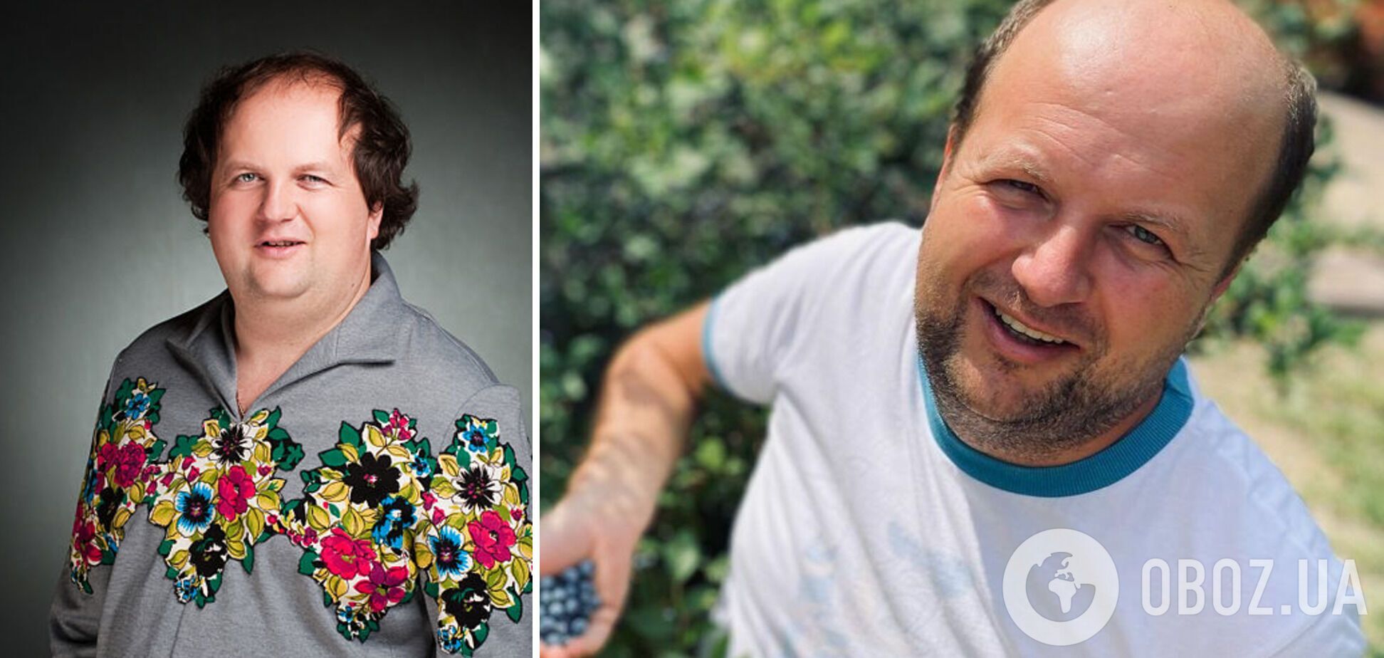 Артист до та після схуднення.