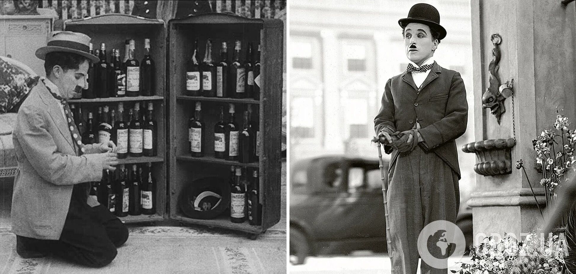 Чарлі Чаплін любив випити