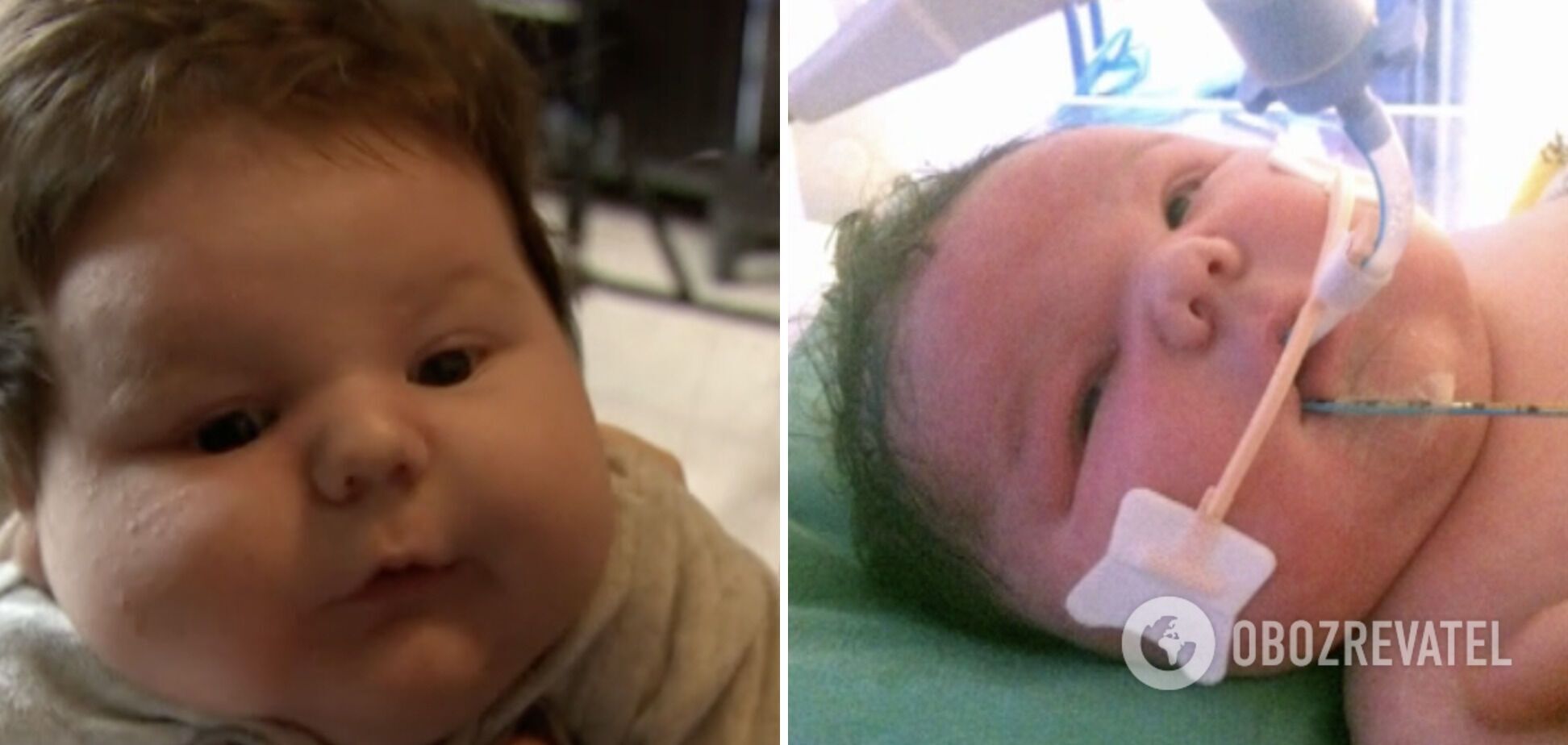 Джордж Кинг родился весом более 7 килограммов