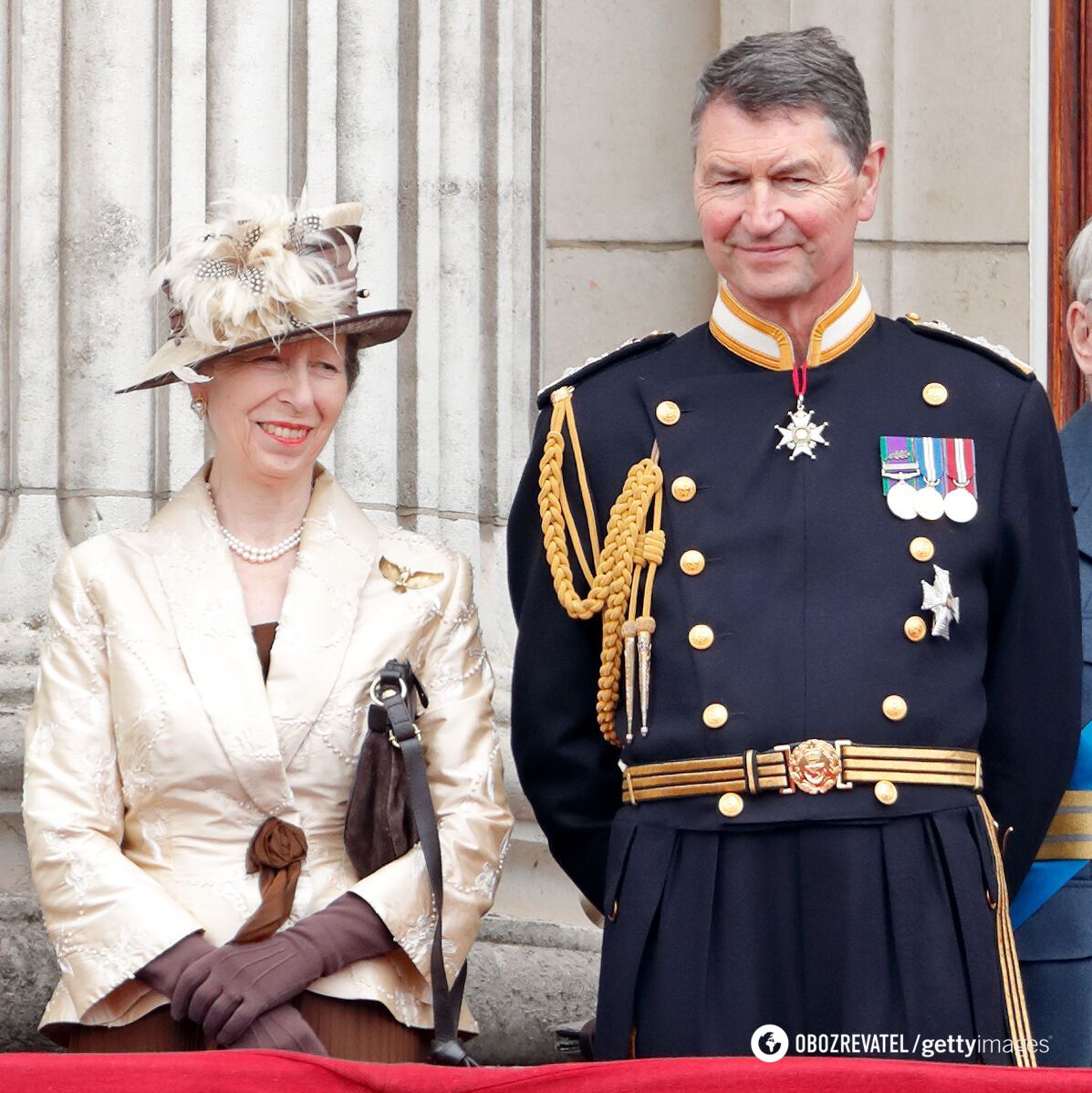 Принцесса Анна и ее муж, сэр Тимоти Лоуренс