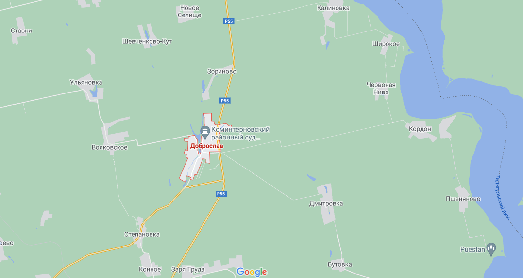Авария произошла вблизи села Доброслав
