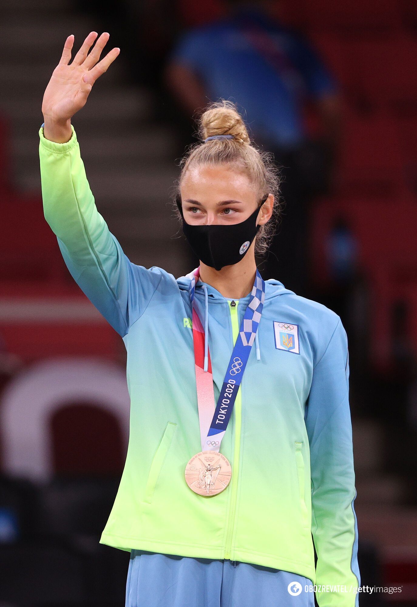 Дарья Белодед с олимпийской медалью