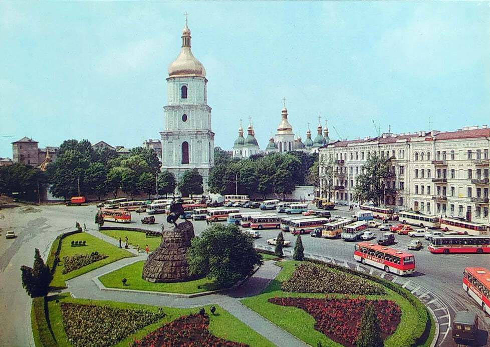 Софийская площадь в 1941 году.