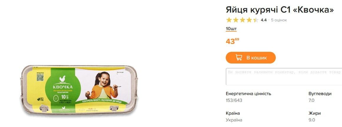 В "Сильпо" цена "улетела" за 40 грн/десяток