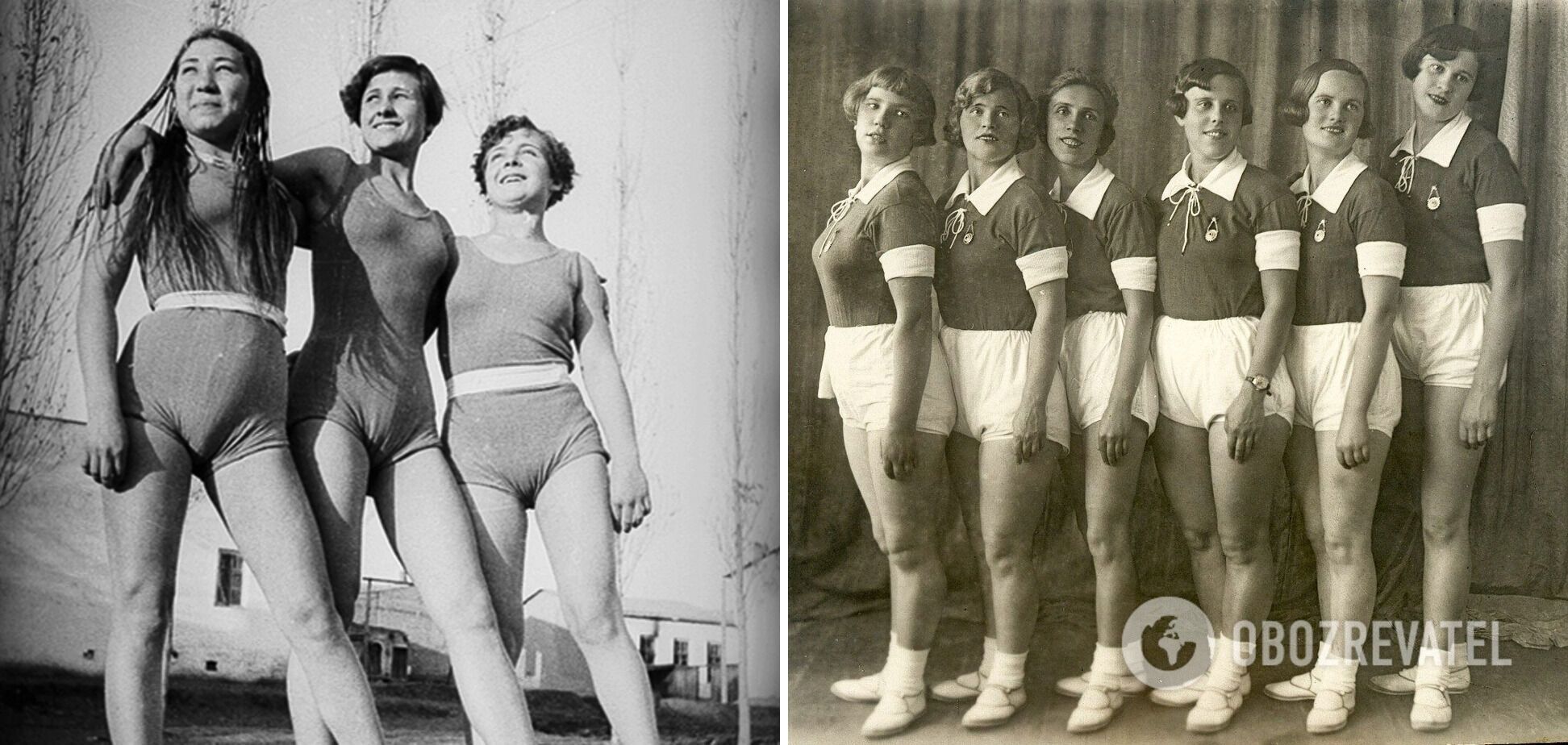 Женщины в 30-х годах носили закрытое белье.