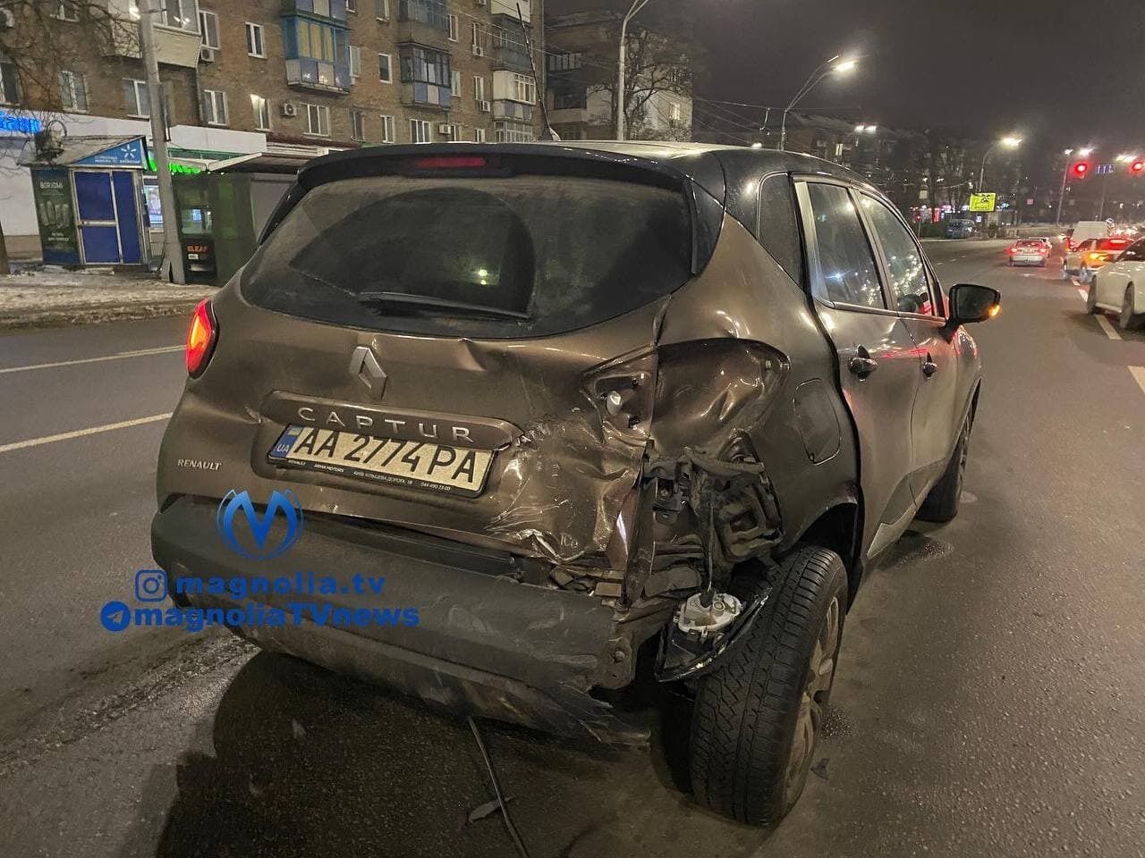 Авария произошла на улице Елены Телиги.