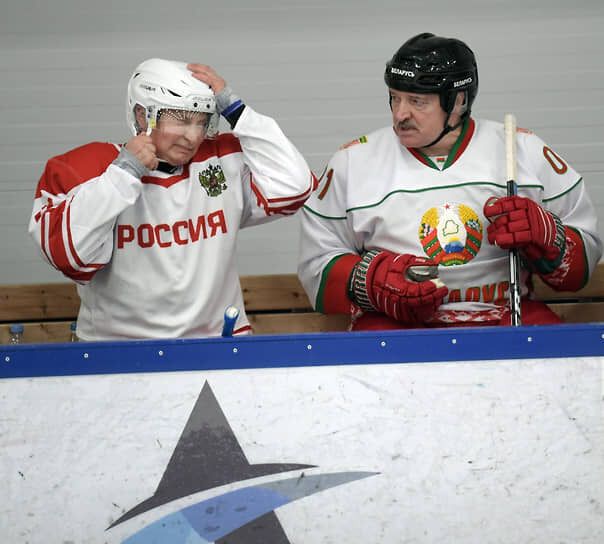 Путин и Лукашенко.