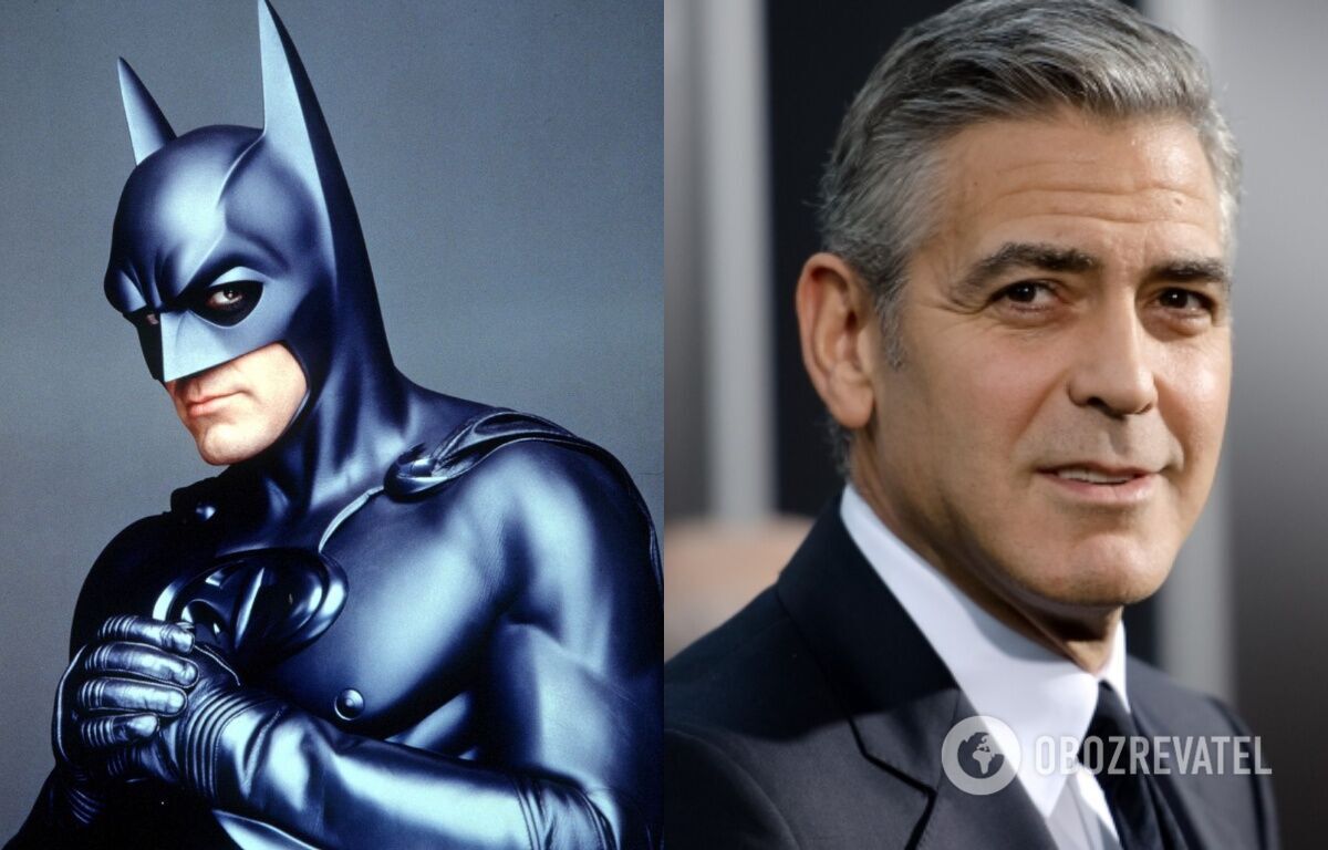 Джордж Клуни в роли Бэтмена.