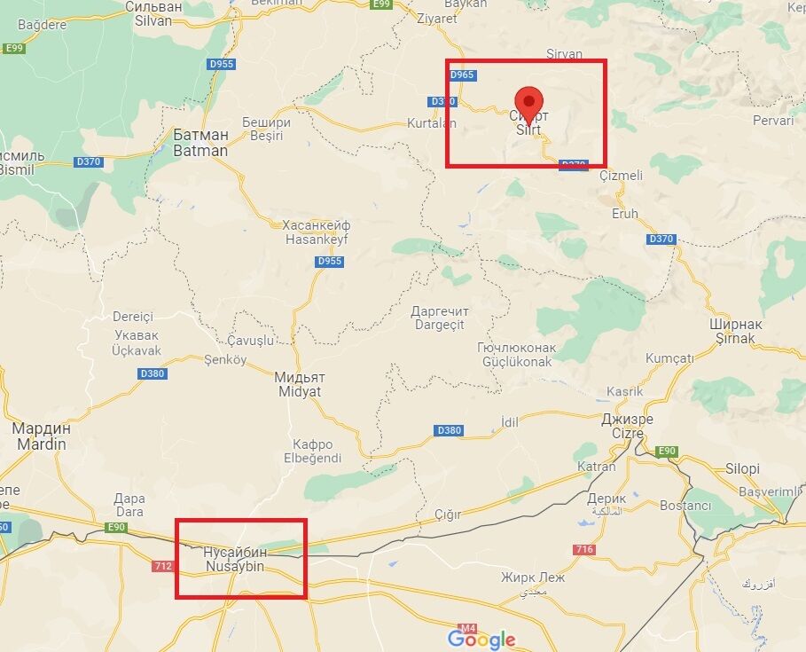 Города, где нашли бомбу, и где выступал Эрдоган.