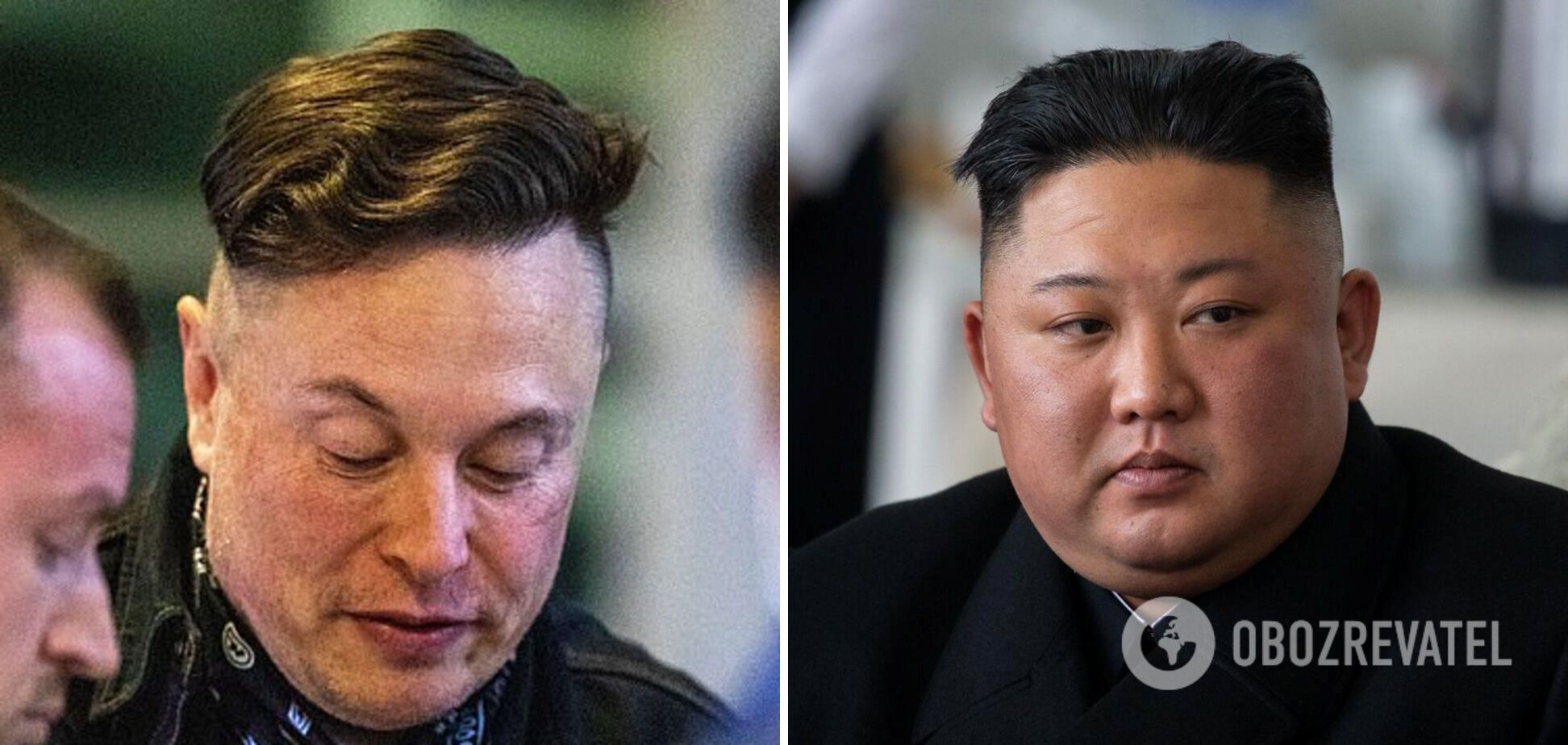 В сети шутят о сходстве Илона и Ким Чен Ына