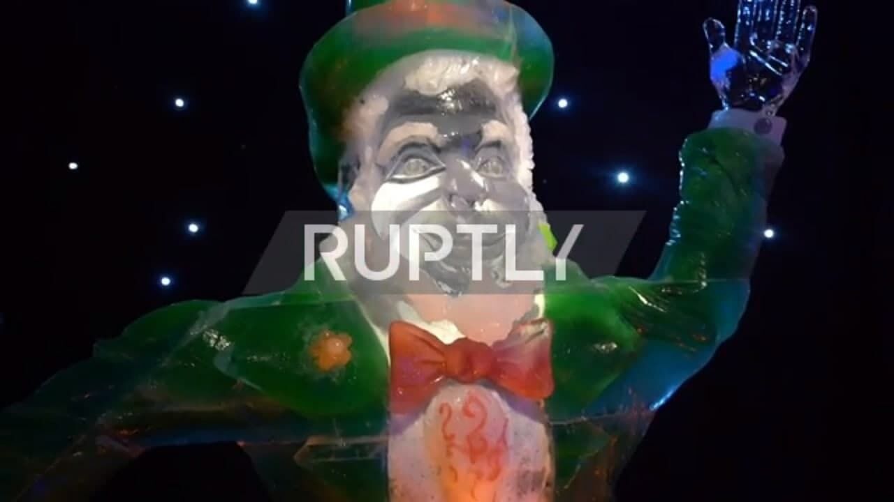 Крижана скульптура.