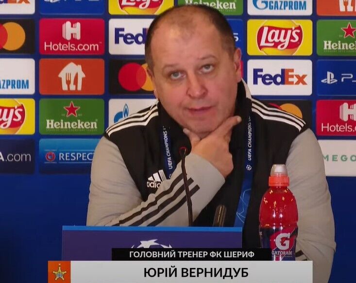 Юрій Вернідуб на прес-конференції.