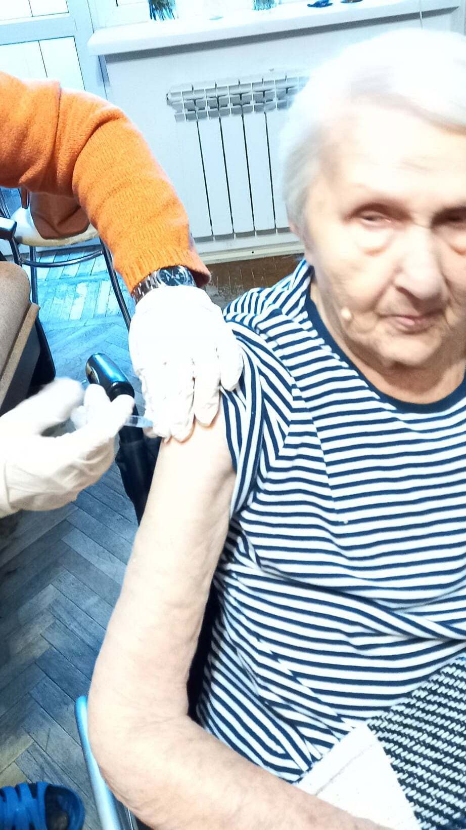 104-річна одеситка Софія Цуркан вакцинувалася проти COVID-19